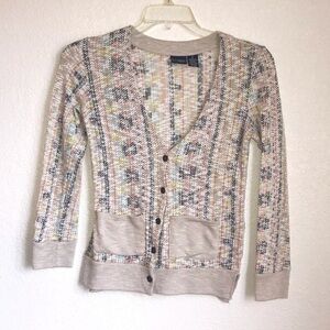 Anthropology Daytrip multi color cardigan